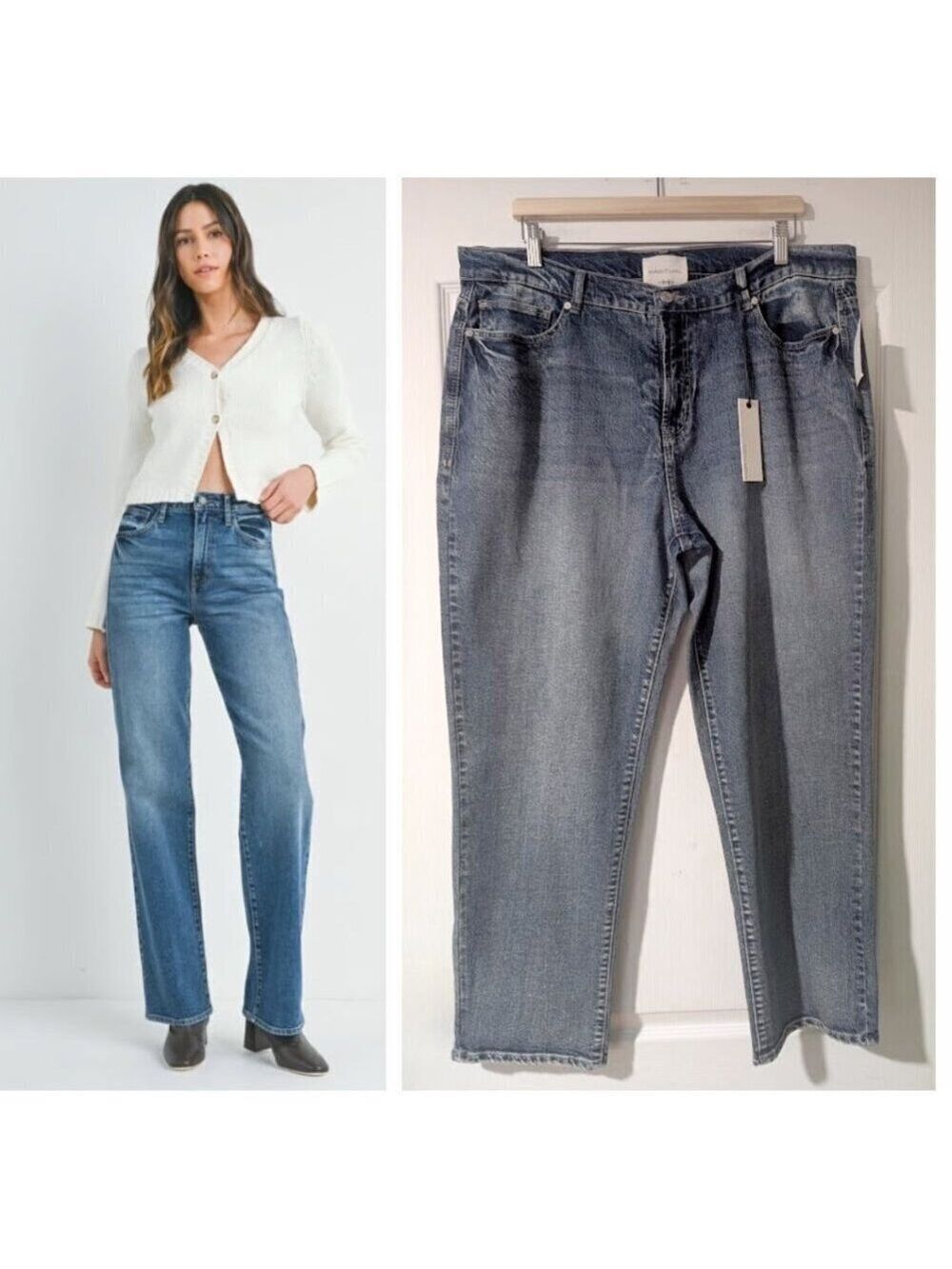 NWT Habitual | Reese High Rise Straight Jeans in Marine Blue